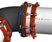 19MJG00 - Restraint for AWWA C900 and C909 PVC with Mechanical Joint Follower Gland